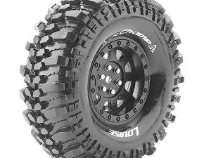 LOUISE RC CR-CHAMP 1/10 1.9 SUPER SOFT BLACK HEX 12MM