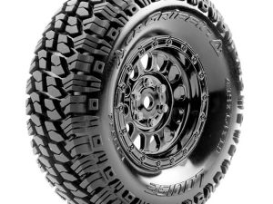 LOUISE RC CR-GRIFFIN 1/10 1.9 SUPER SOFT BLACK CHROME HEX 12MM