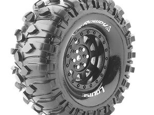 LOUISE RC CR-ROWDY 1/10 1.9 SUPER SOFT BLACK HEX 12MM