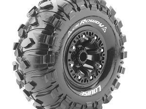 LOUISE RC CR-ROWDY 1/10 2.2 SUPER SOFT BLACK HEX 12MM