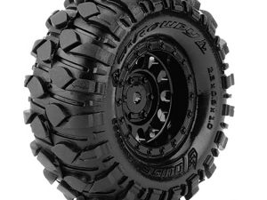 LOUISE RC CR ROWDY 1/18,1/24 FR/RR 1.0" CRAWLER TYRE/WHEELS
