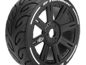 LOUISE RC GT-TARMAC 1/8 FR/RR SUPER SOFT HEX 17MM SPOKE BLACK