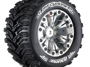 LOUISE RC MT-CYCLONE 1/10 SOFT 0 OFFSET CHROME EP STAMPEDE