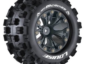 LOUISE RC MT-MCROSS 1/10 SOFT 0 OFFSET BLACK EP STAMPEDE 2