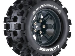 LOUISE RC MT-MCROSS 1/10 SOFT HEX 14MM BLACK ARRMA GRANITE