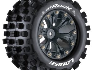 LOUISE RC MT-ROCK 1/10 SOFT 0 OFFSET BLACK EP STAMPEDE 2WD