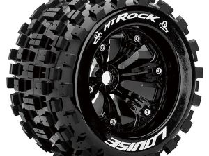 LOUISE RC MT-ROCK 1/8 SPORT 1 /2 OFFSET BLACK EP E-REVO FR &