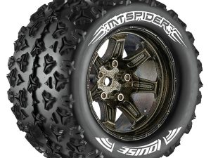 LOUISE RC MT-SPIDER 1/10 SOFT HEX 14MM BLACK CHROME ARRMA G