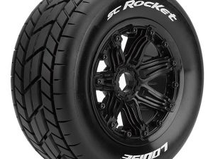 LOUISE RC SC-ROCKET 1/5 FR/RR SPORT HEX 24MM BLACK