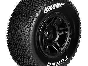 LOUISE RC SC-TURBO 1/10 RR SUPER SOFT SLASH RR , SLASH 4*4 BLACK
