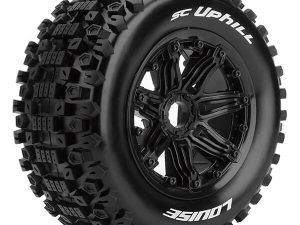 LOUISE RC SC-UPHILL 1/5 FR/RR SPORT HEX 24MM BLACK