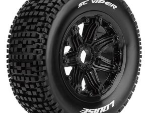 LOUISE RC SC-VIPER 1/5 FR/RR SPORT HEX 24MM BLACK