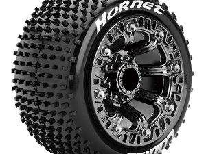 LOUISE RC ST-HORNET 1/16 SOFT SPOKE BLACK CHROME TRX 1:16
