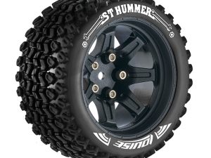 LOUISE RC ST-HUMMER 1/10 SOFT HEX 14MM BLACK ARRMA GRANITE
