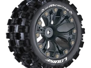 LOUISE RC ST-MCROSS 1/10 SOFT 0 OFFSET BLACK EP STAMPEDE