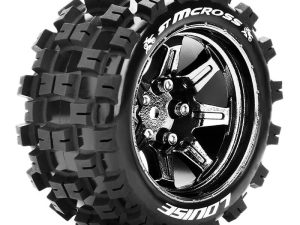 LOUISE RC ST-MCROSS 1/10 SOFT HEX 14MM BLACK CHROME ARRMA G