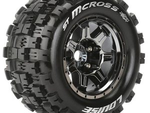 LOUISE RC ST-MCROSS 1/8 SPORT 0" OFFSET HEX 17MM BLACK CHROME