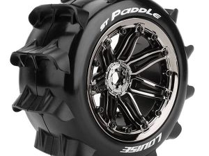 LOUISE RC ST-PADDLE 1/8 SPORT BLACK CHROME E-REVO FR & RR