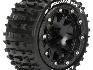 LOUISE RC ST-PIONEER 1/10 SOFT BEAD-LOCK/1/2 OFFSET HEX 12M BLACK