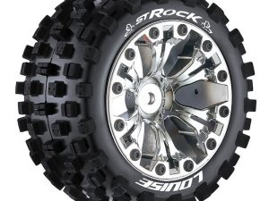 LOUISE RC ST-ROCK 1/10 SOFT 0 OFFSET CHROME EP STAMPEDE 2WD