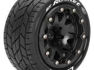 LOUISE RC ST-ROCKET 1/10 SOFT HEX 14MM BLACK ARRMA GRANITE BLACK