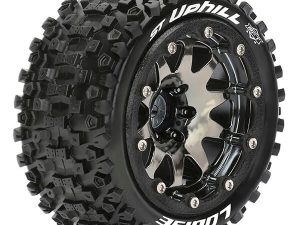 LOUISE RC ST-UPHILL 1/10 SOFT BEAD-LOCK/0 OFFSET HEX 12MM BLACK CHROME