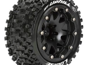 LOUISE RC ST-UPHILL 1/10 SOFT BEAD-LOCK/1/2 OFFSET HEX 12MM BLACK