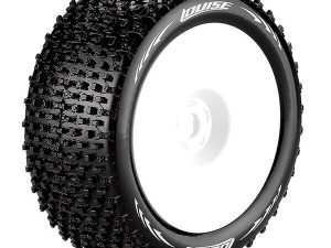 LOUISE RC T-PIRATE 1/8 FR/RR SOFT 1/2" OFFSET WHITE