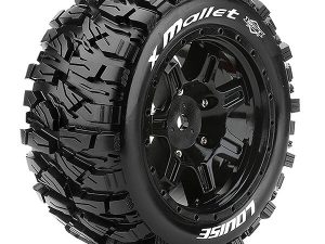 LOUISE RC X-MALLET BLACK ARRMA KRATON 8S MOUNTED 24mm HEX