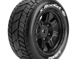 LOUISE RC X-ROCKET BLACK MOUNTED ARRMA KRATON 8S HEX 24MM