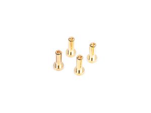 LRP 4mm Gold Connectors - 14mm Length (4 pcs)