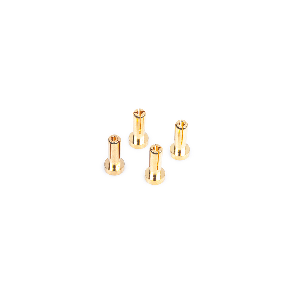 LRP 4mm Gold Connectors - 14mm Length (4 pcs)