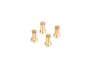 LRP 5mm Gold Connectors - 14mm Length (4 pcs)