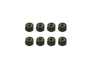 Core RC M4 Nyloc Nuts Steel - pk8
