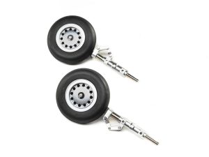 E-flite Main Gear Strut with Wheels: F-4 Phantom II 80mm