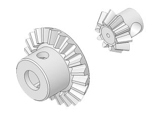 Multiplex Main Gear Wheel Set Funcopter 223028