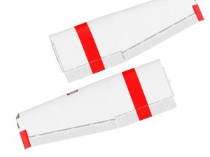 HSD Jets Main Wing Complete (Servos + Lights) (Red) (for 182 2000mm)