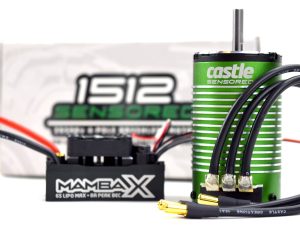 Castle Creations MAMBA X, 25.2V WP ESC w/1512-1800kV SENSORED E-BUGGY COMBO
