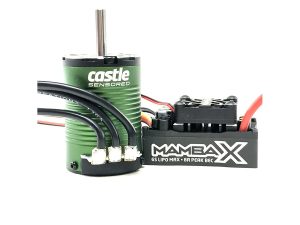 Castle Creations Mamba X SCT Pro,  Sensored, 25.2V WP Esc & 1410-3800kV 5mm C