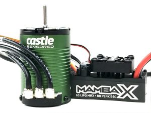 Castle Creations Mamba X SCT Pro,  Sensored, 25.2V WP Esc & 1410-3800kV Combo