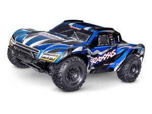 Traxxas Maxx Slash 1:8 4WD RTR Short Course Truck, Blue (+ TQi 2-ch, VXL-6S, Velineon 2000kV, TSM)