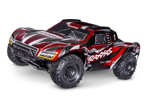 Traxxas Maxx Slash 1:8 4WD RTR Short Course Truck, Red (+ TQi 2-ch, VXL-6S, Velineon 2000kV, TSM)