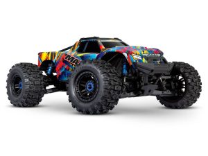 Traxxas Maxx VXL 1:10 4X4 RTR Monster Truck, Rock-n-Roll (+ TQi 2-ch, VXL-4S, Velineon 540XL, TSM, WideMaxx, Clipless Body)