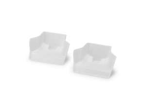 JConcepts MBX8/e S35-4 Evo Molded Front Wing White 2pc