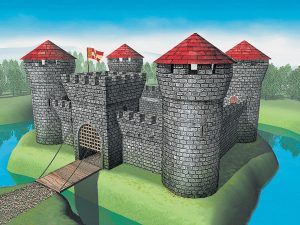 Zvezda Medieval Stone Fortress RR