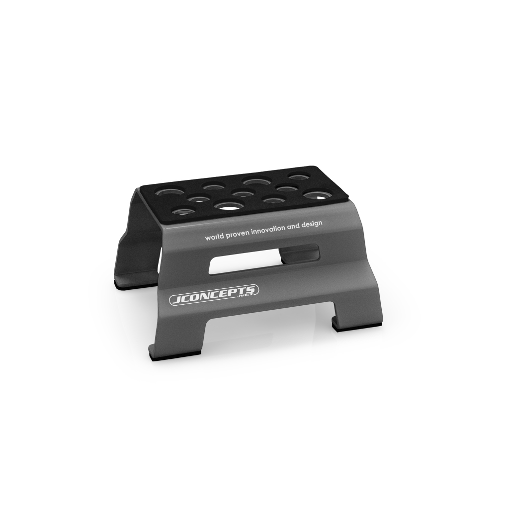JConcepts Metal Car Stand - Grey