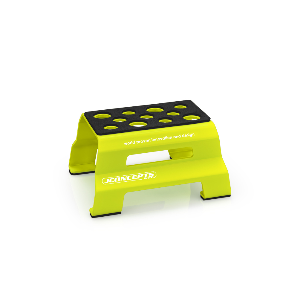 JConcepts Metal Car Stand - Yellow