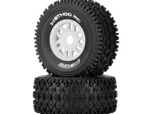 Method RC METHOD GEOFORM 1/8 SC TYRES ON 17MM HEX WHITE WHEELS (PR)