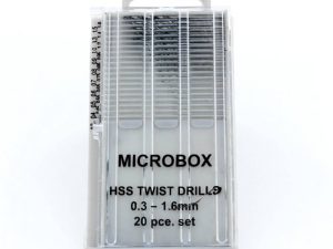 Modelcraft Microbox Drill Set 0.3-1.6mm (20 pcs) (PDR4001)