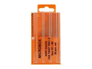 Modelcraft Microbox Drill Set 61-80 (20) (PDR4004)